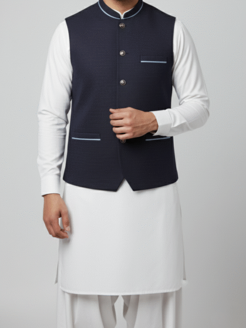 Midnight Blue Waistcoat