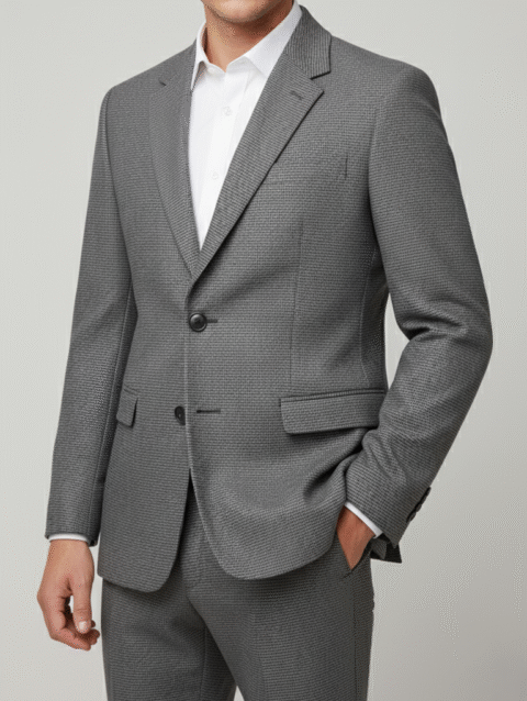 Classic Grey Texture Suit