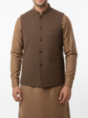 Premium Classic Brown Men’s Waistcoat