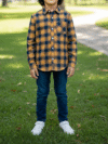 Boys' Casual Checkered Shirt