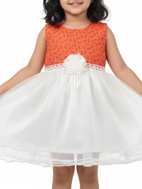 Orange Blossom Party Frock