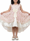Golden Blossom Pink Party Frock