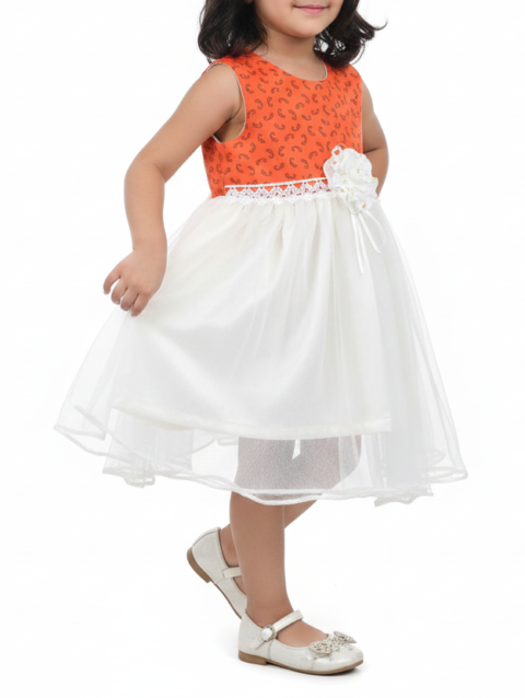 Orange Blossom Party Frock