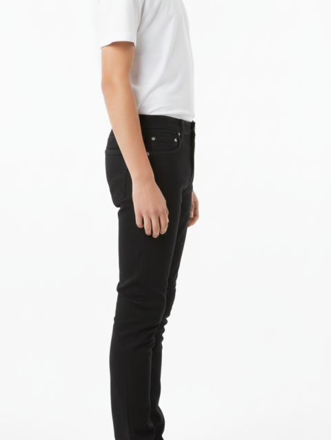 Teen Boys Black Slim Fit Jeans