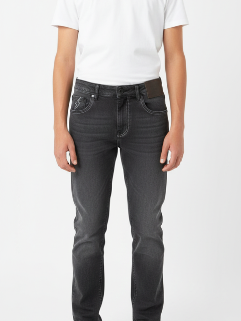 Staff Teen Straight Fit Grey Jeans