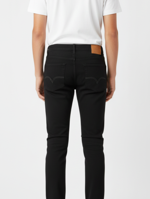 Slim Fit Black Jeans